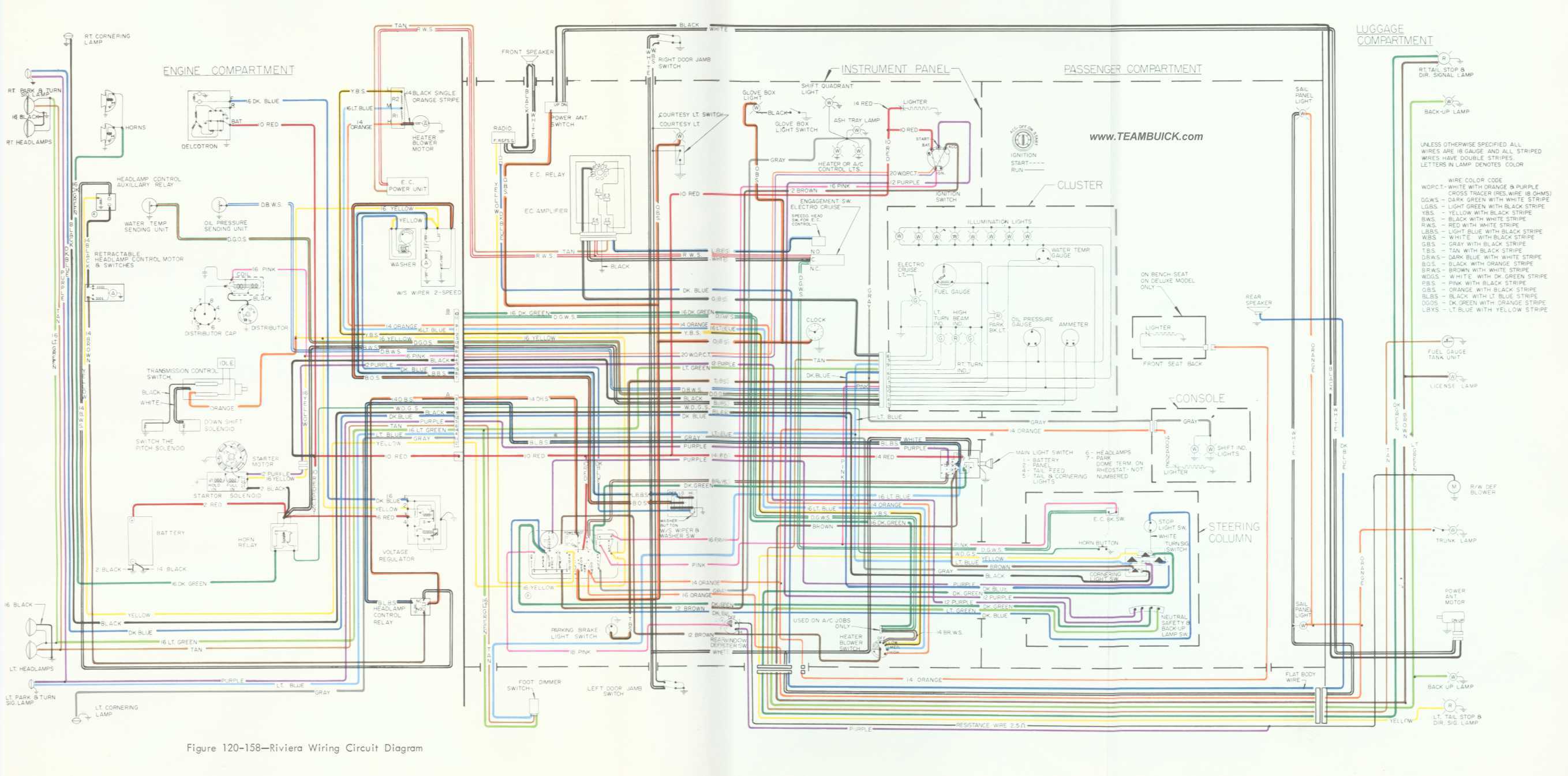 ***1966 Buick Riviera wiring diagram***