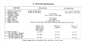 1964 Tune Up Specs.JPG