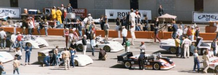 4 Argo 102 on the grid 1985 Daytona 24hrs.jpg