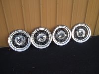 63-65 BUICK RIVIERA SPINNER WIRE HUBCAPS