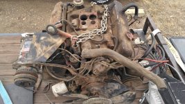 1973 455 complete engine No carburetor