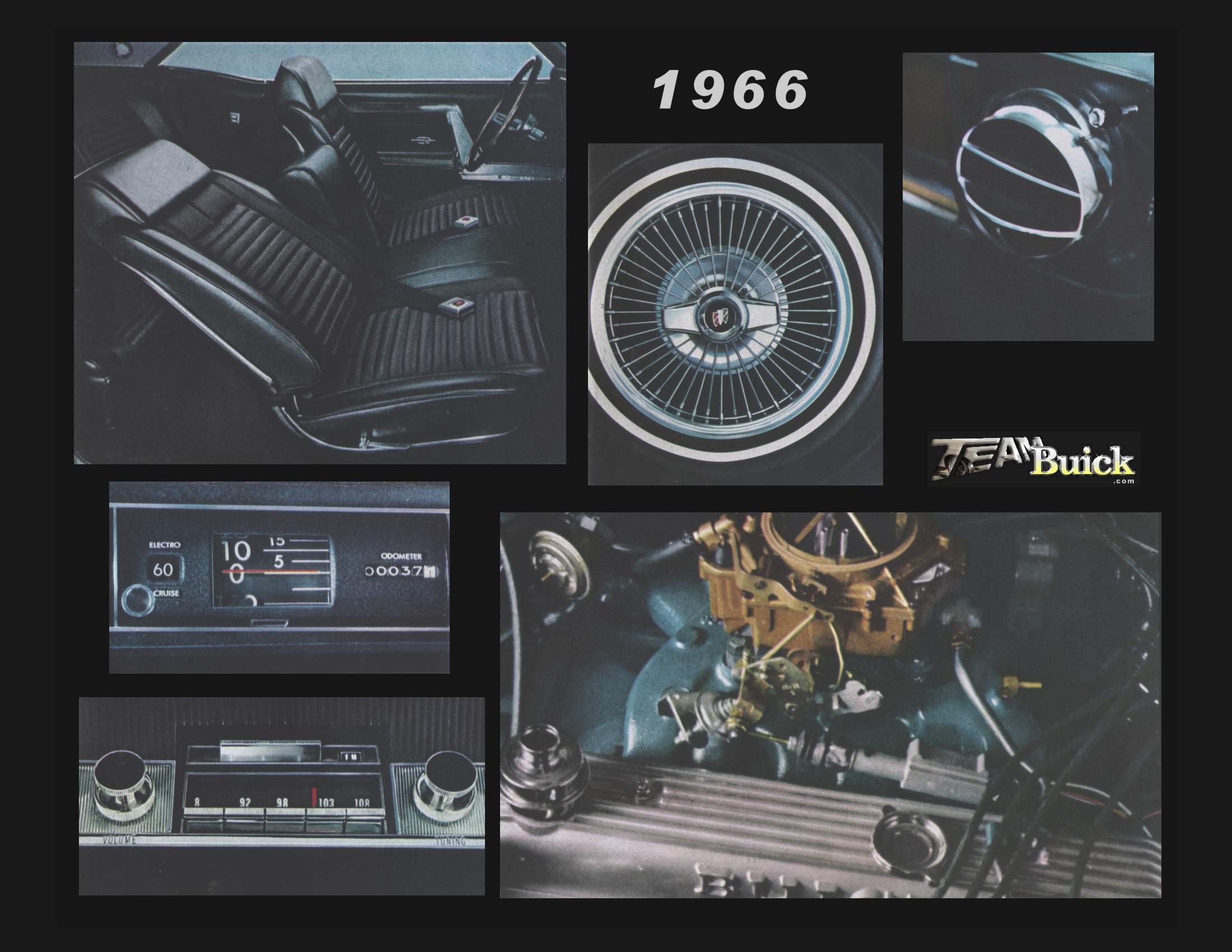 1966 Buick Riviera Interior Poster