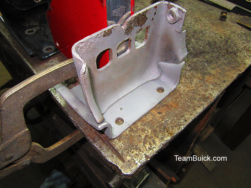 Buick 2x2 engine mount ready for welding