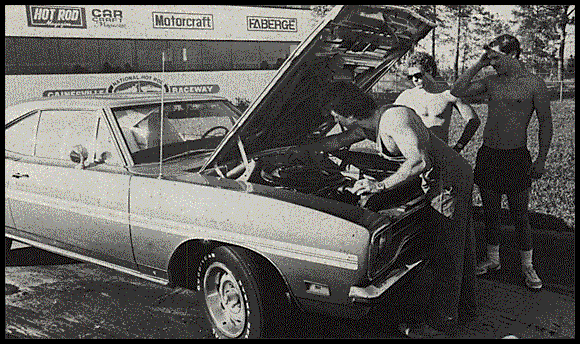 Badie's GTX in the pits