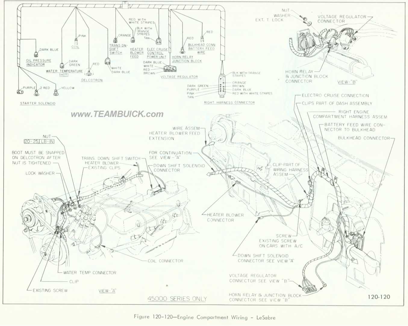 1966 Buick LeSabre, Engine Compartment Wiring