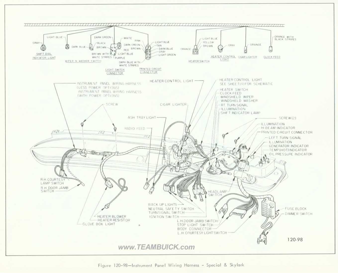 1966 Buick Special - Instrument Panel Wiring Harness